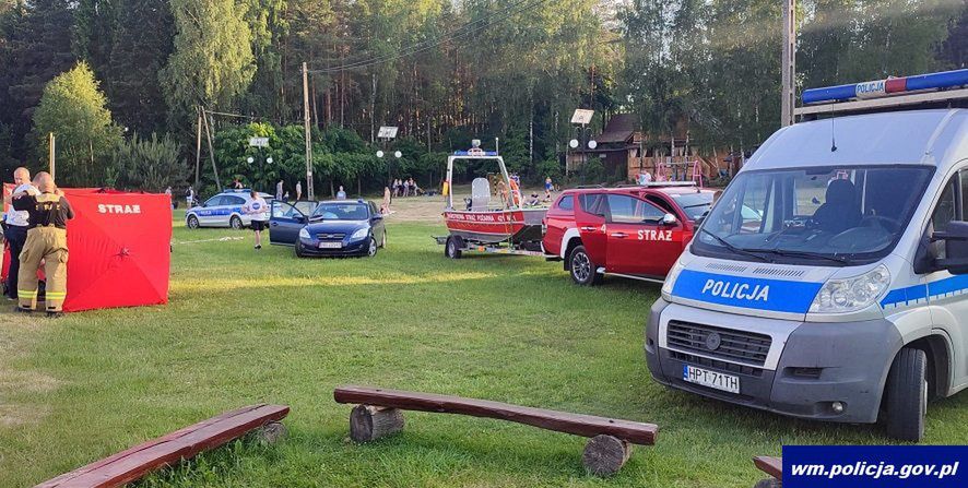 Tragedia nad wodą. 19-latek utonął w jeziorze Hartowieckim