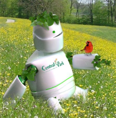 Plant-O-Bot - zapalony fan zieleni zasilany energią roślin 3