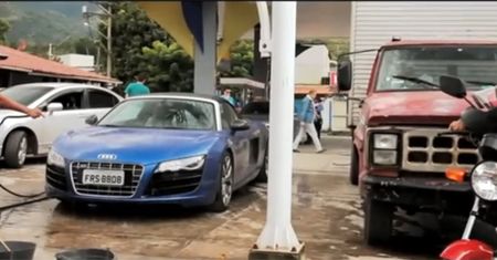 Brazylijska podróż Audi R8 Spyder [wideo]