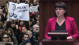 Działaczka "pro life" w Sejmie: "Ludzie nie chcą zbrodniczej i feministycznej ustawy. Chcą zakazu zabijania chorych dzieci!"