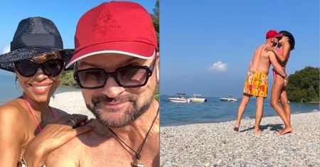 Omenaa Mensah i Rafał Brzoska wymieniają CZUŁOŚCI na wakacjach we Włoszech. Słodko? (WIDEO)