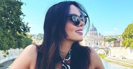 Krupińska poleciała do Rzymu. Po mieście paradowała w "slip dress"