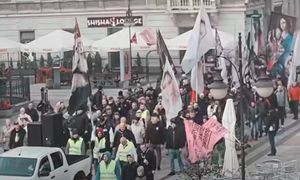 Tłumy mężczyzn na ulicach. Wojownicy Maryi spotkali się w Radomiu