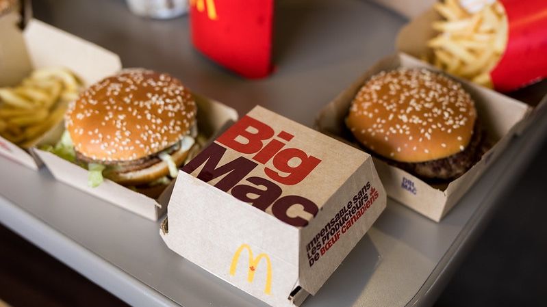 big mac frytki mcdonalds