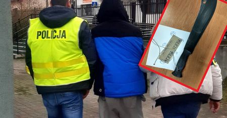 Agresor ruszył na policjantów z maczetą. Zaczęło się od szarpaniny sąsiadów