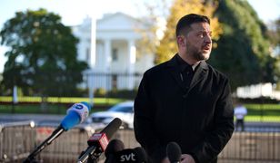 Tylko Zełenski wyszedł do dziennikarzy. Oto co napisał Trump