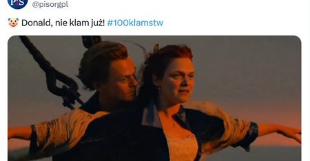 Wtuleni Tusk i Hołownia. PiS w nowym spocie zadrwił z Tuska