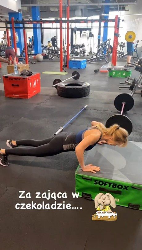 Beata Ścibakówna na siłowni
