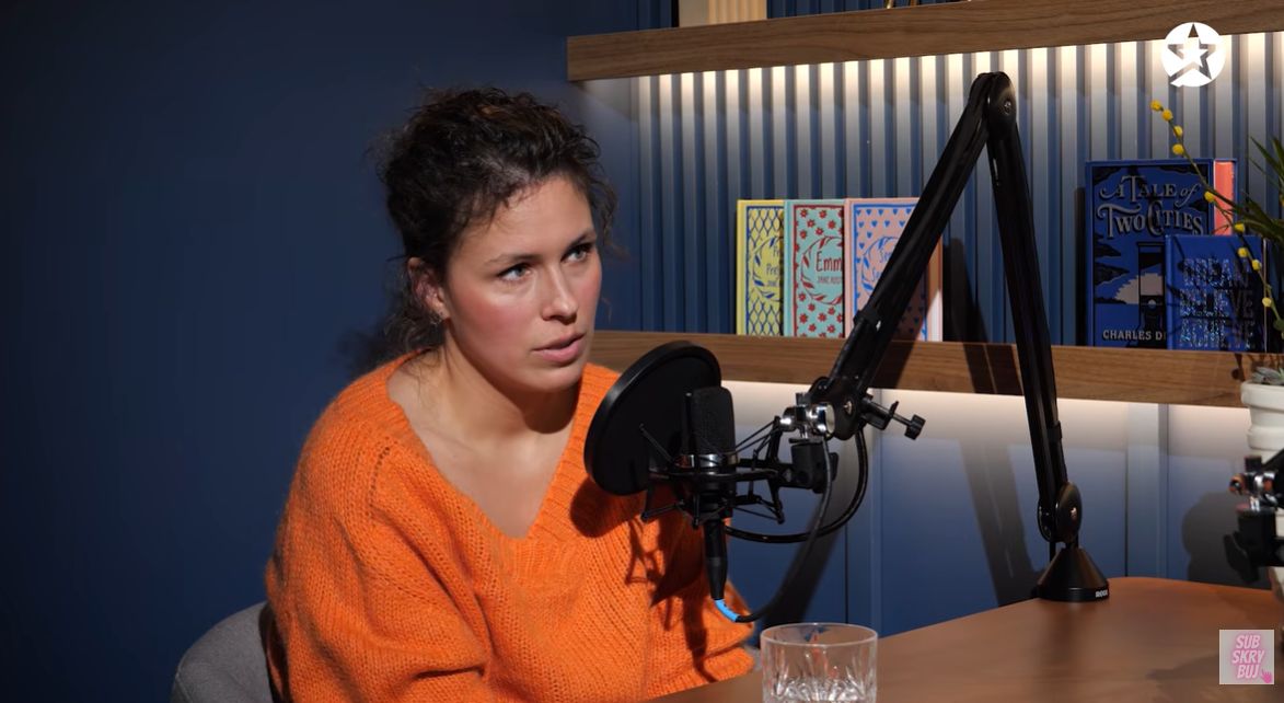 Anastazja Jakubiak podczas rozmowy