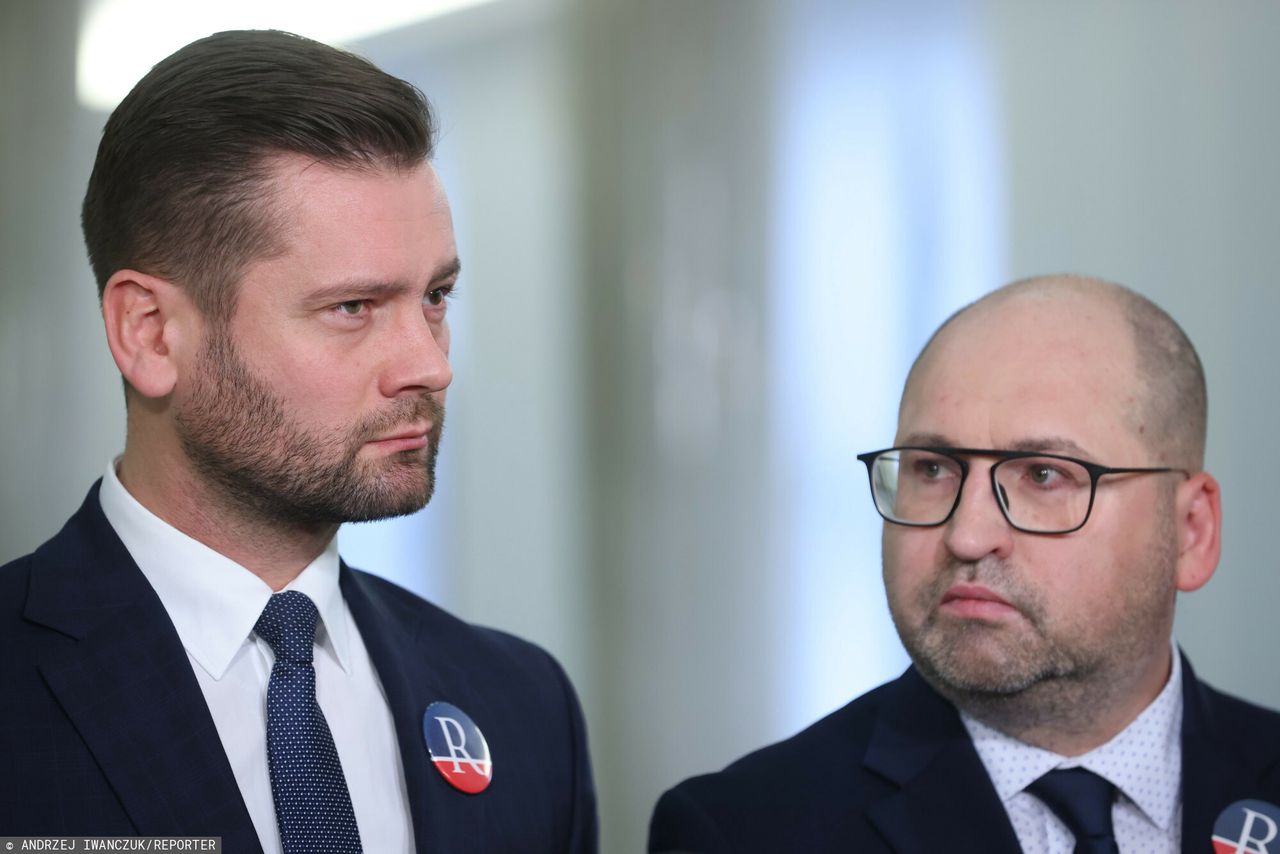 Minister sportu Kamil Bortniczuk i Adam Bielan