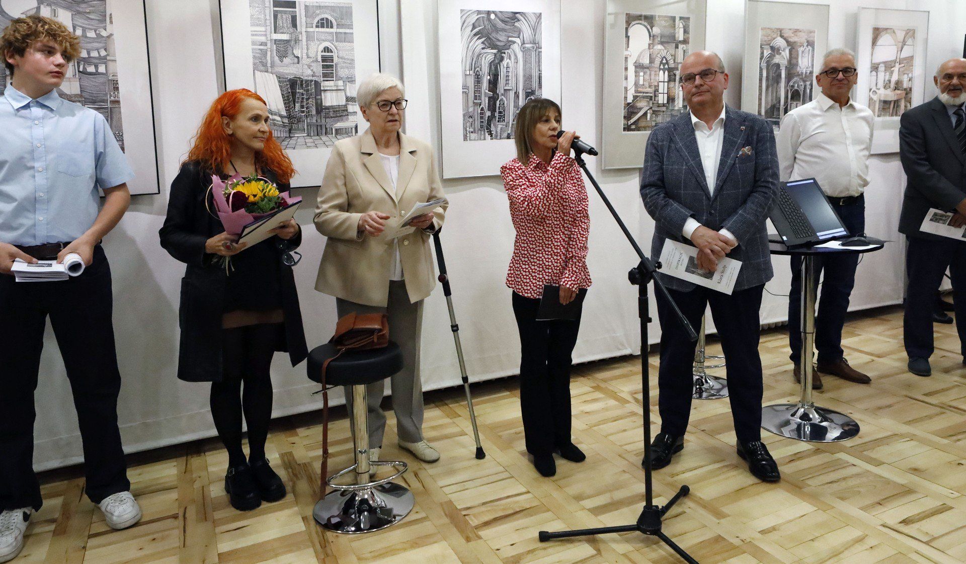 Tak było na otwarciu wystawy Klary Stolp w Grudziądzu