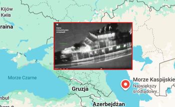 Ukraińcy uderzyli daleko od frontu. Atak na cele na Morzu Kaspijskim