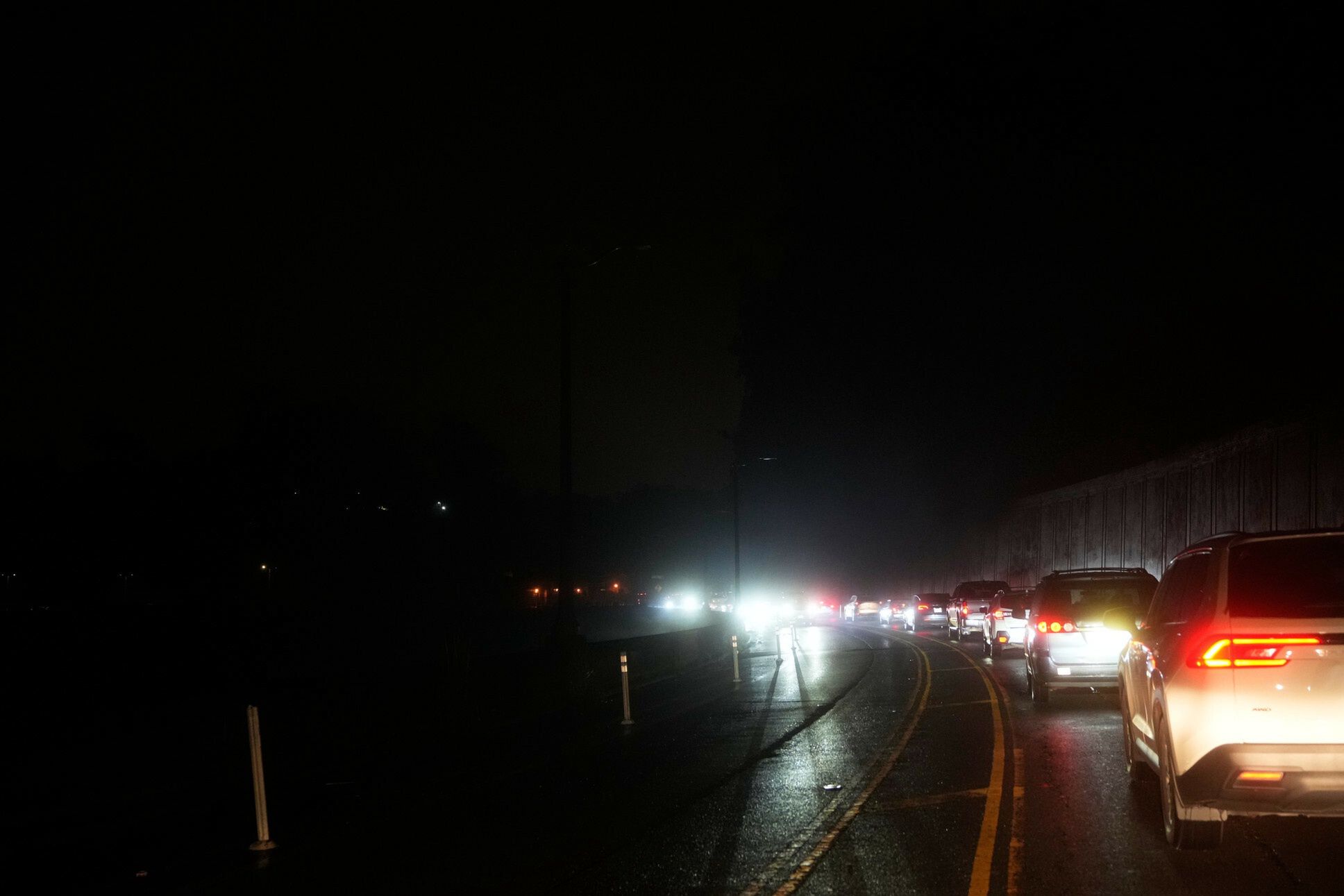 Ulice San Francisco podczas awarii prądu