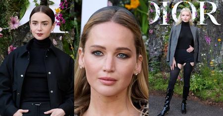 Tłum WYSTYLIZOWANYCH gwiazd błyszczy na pokazie Diora: Jennifer Lawrence, Anya Taylor-Joy, Lily Collins (ZDJĘCIA)