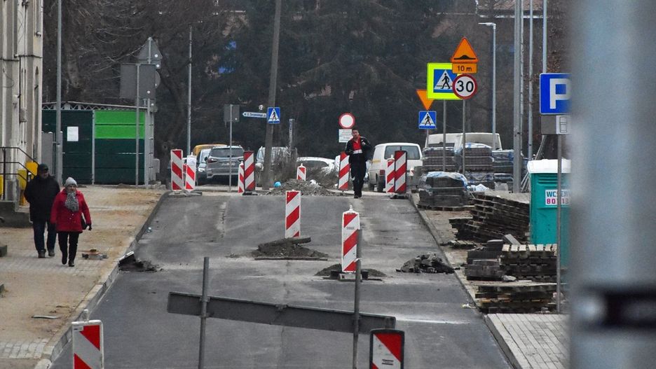Przebudowa ulicy Jagiellońskiej w Malborku