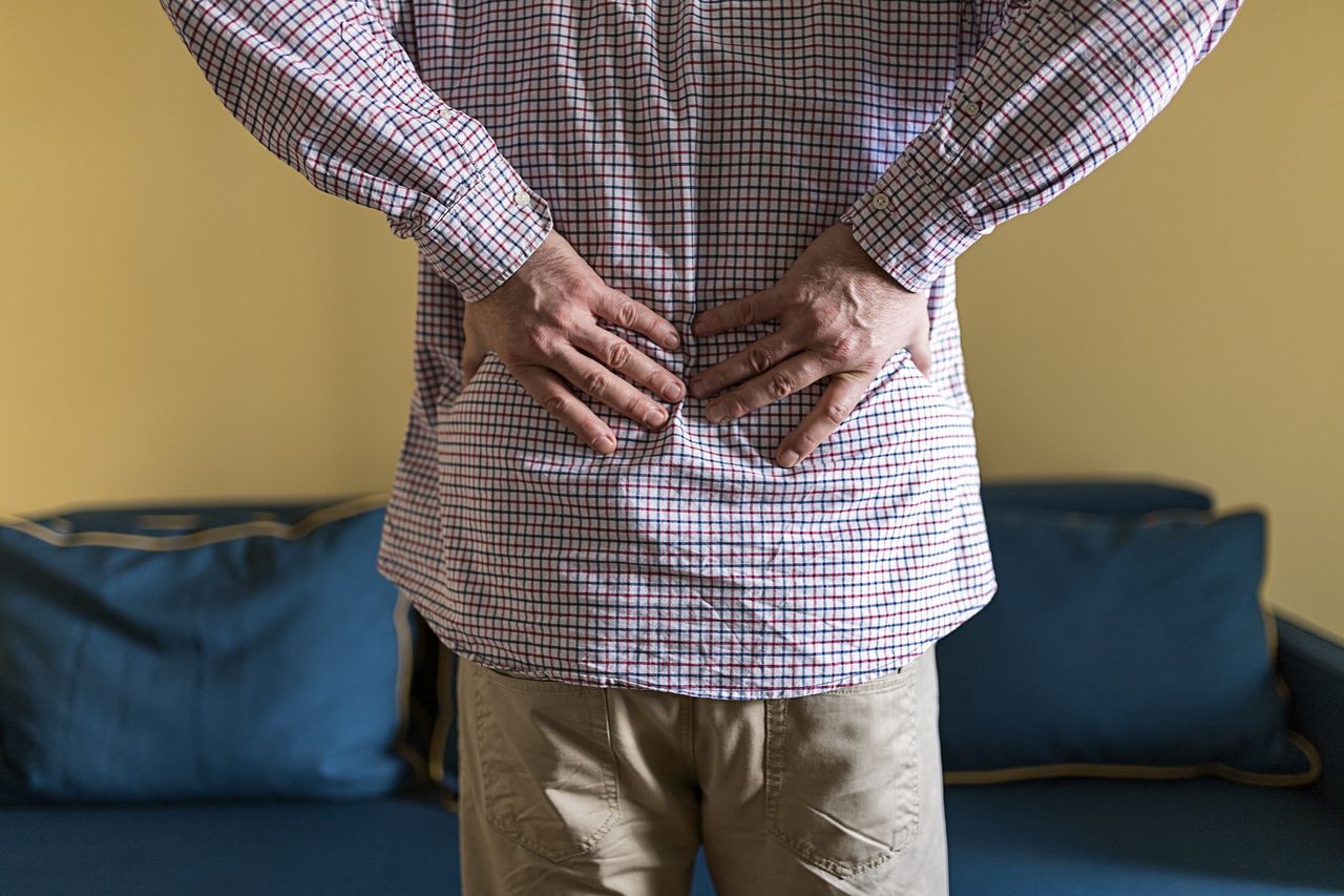 What can back pain indicate?