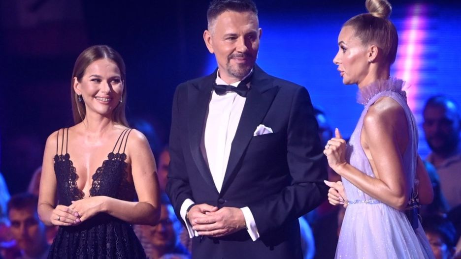 Prowadzący podczas pierwszego odcinka nowej edycji "Tańca z Gwiazdami"  