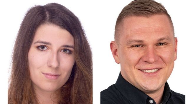Jagoda Mówińska i Marek Kubisiak w more communications agency