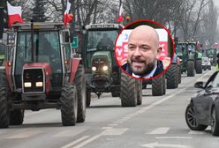 Sutryk zakazał rolnikom protestować. Podjechali przed jego dom