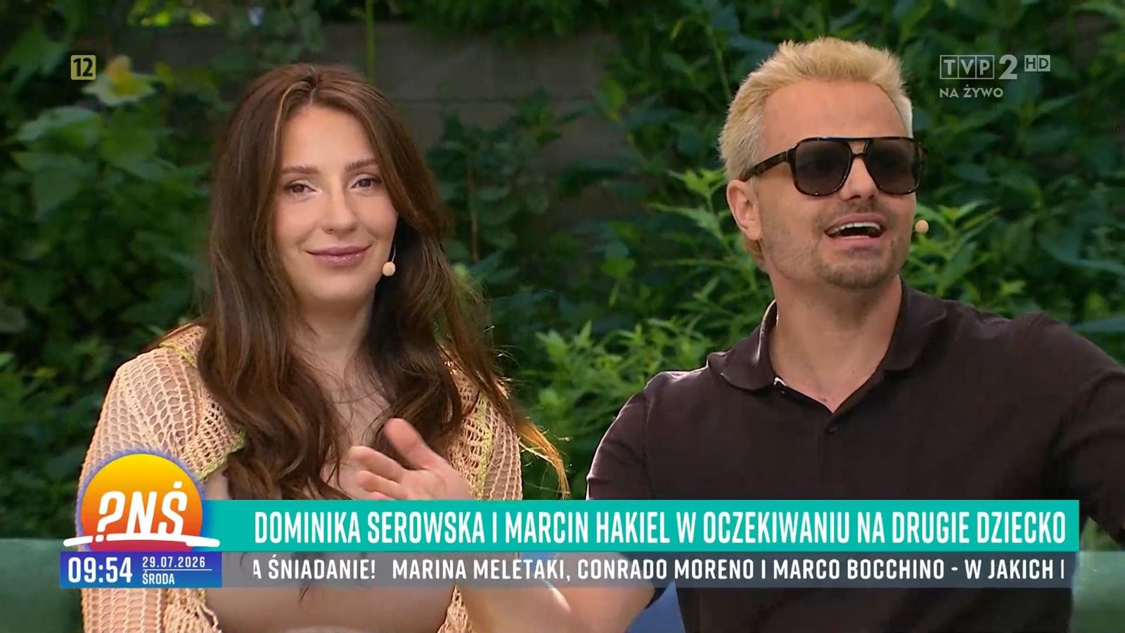 Marcin Hakiel i Dominika Serowska w "Pytaniu na Śniadanie"