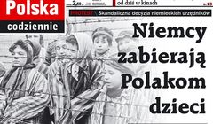 „Gazeta Polska Codziennie” krytykowana za okładkę z dziećmi w Auschwitz. Sakiewicz: to piekło psychiki dziecka oderwanego od rodziców