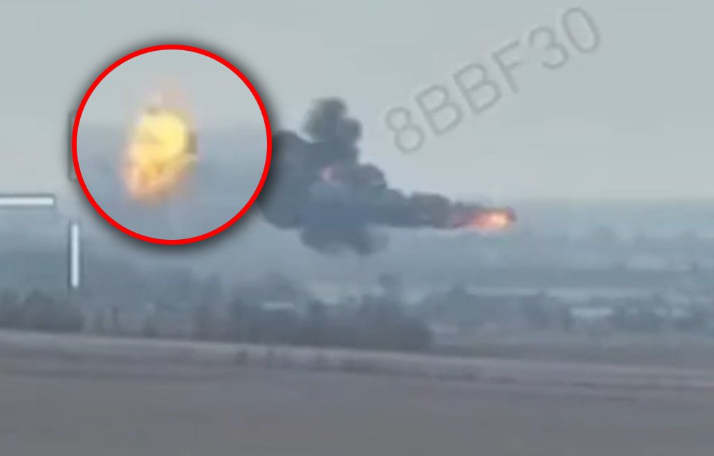 Dron zniszczył rosyjski śmigłowiec. Pierwsze takie nagranie