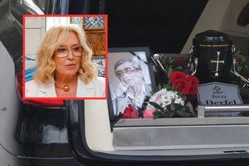 Agata Młynarska pożegnała Jerzego Derfla. Wzruszające słowa na Powązkach