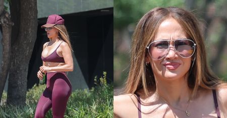57-letnia Jennifer Lopez wskoczyła w skąpe  fatałaszki i ruszyła na trening. Forma godna pozazdroszczenia? (ZDJĘCIA)