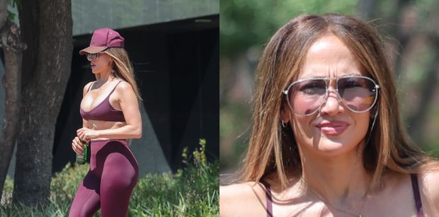 57-letnia Jennifer Lopez wskoczyła w skąpe  fatałaszki i ruszyła na trening. Forma godna pozazdroszczenia? (ZDJĘCIA)