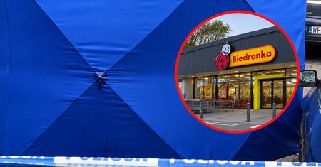 Tragedia w Biedronce na warszawskim Targówku. Nie żyje 46-letni mężczyzna. Sklep został zamknięty