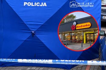 Tragedia w Biedronce na warszawskim Targówku. Nie żyje 46-letni mężczyzna. Sklep został zamknięty