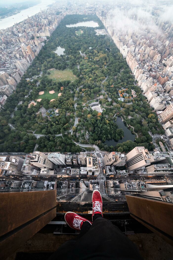 Widok na Central Park.