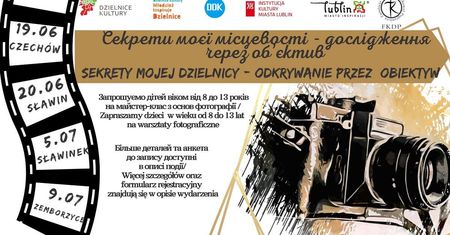 Warsztaty fotograficzne dla dzieci i młodzieży w Lublinie