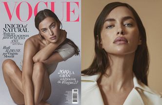 Splątane kończyny Iriny Shayk na okładce "Vogue'a"...
