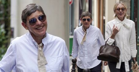 RZADKI WIDOK. Odmieniona Ellen DeGeneres sfotografowana z żoną w Paryżu