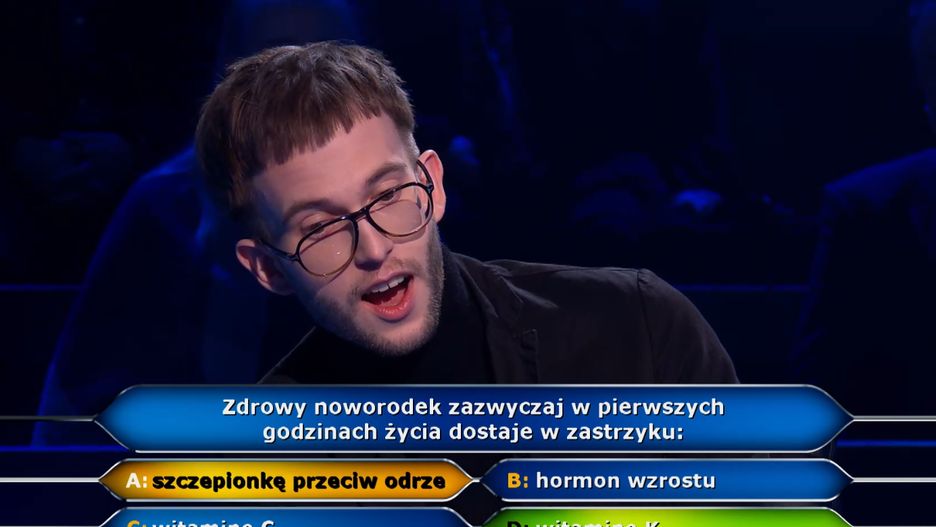 Wojciech Sip ostatecznie wygrał gwarantowany 1 tys. zł.