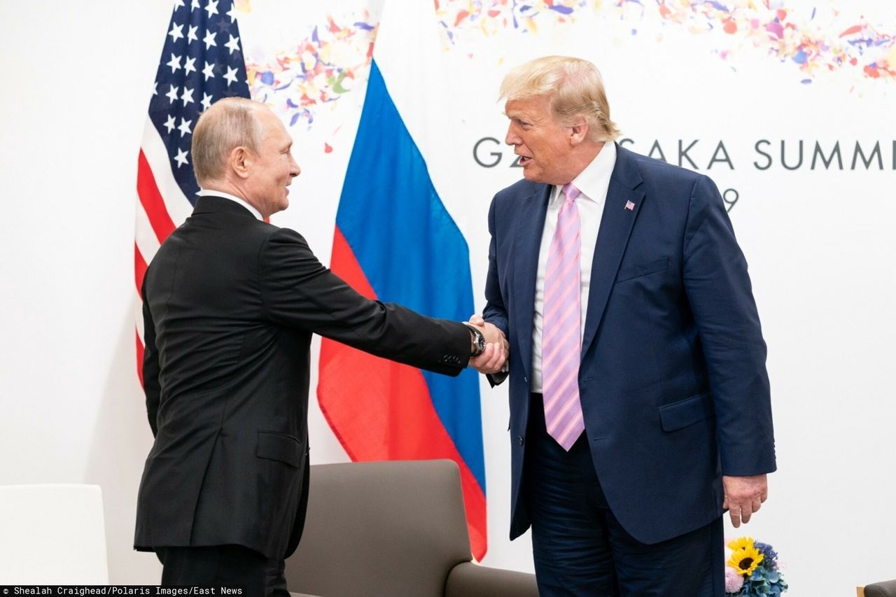 Trump-Putin meeting. Archival photo