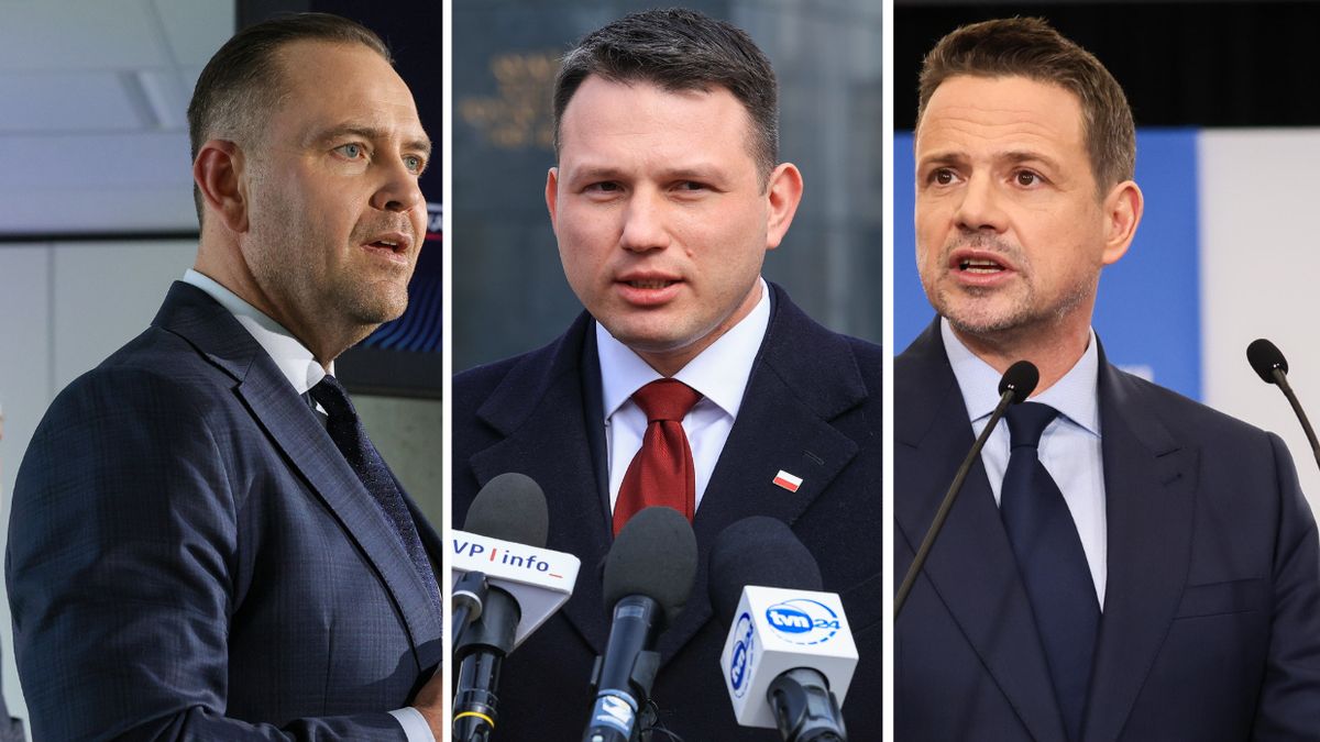 Karol Nawrocki, Sławomir Mentzen, Rafał Trzaskowski