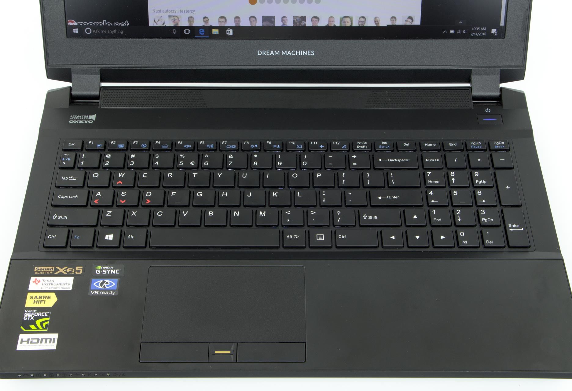 Dream Machines G1070-15PL12 klawiatura