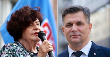 Trwał program na żywo. Poseł Kaleta z PiS przygotował wiersz dla Joanny Senyszyn