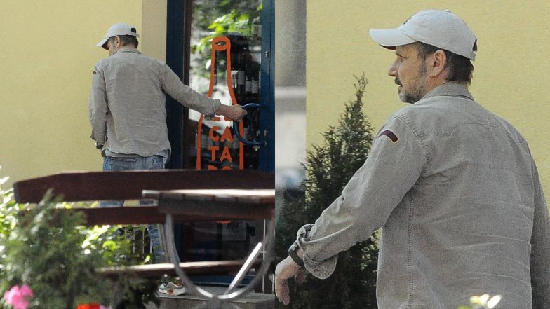 Bartłomiej Topa z żoną