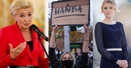 Protesty po wyroku TK. Polacy pytają: "Gdzie są Agata Kornhauser-Duda i Kinga Duda?"