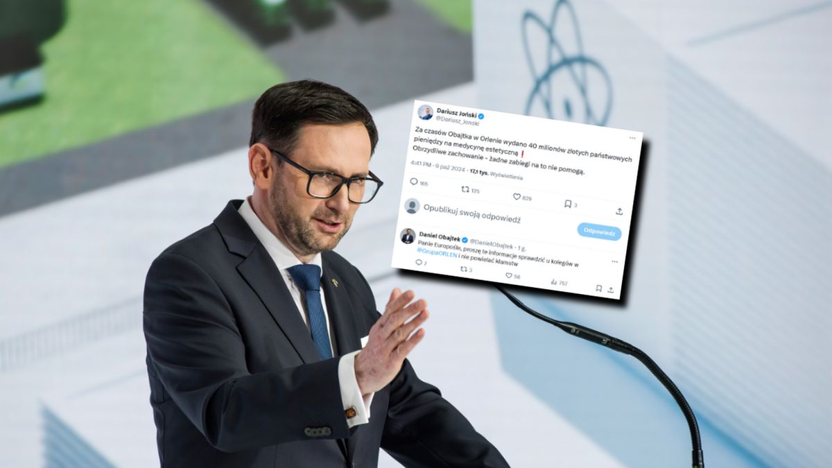 "Proszę nie powielać kłamstw". Daniel Obajtek reaguje na wpis polityka KO