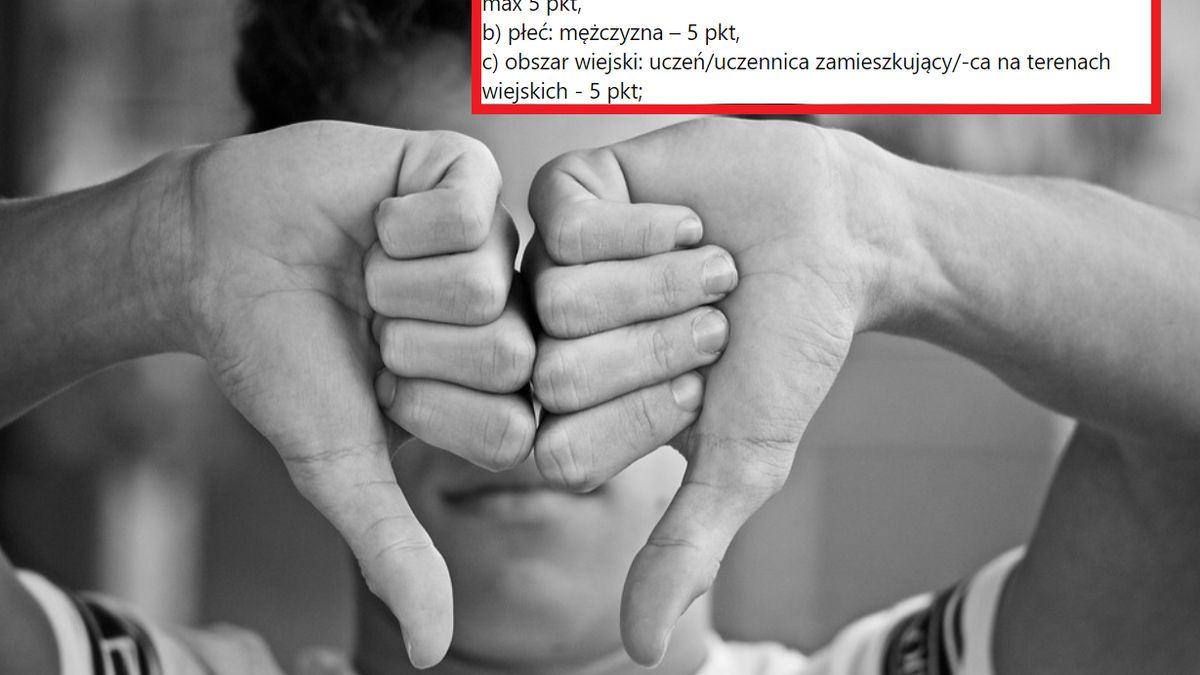 Liceum dyskryminuje uczennice?