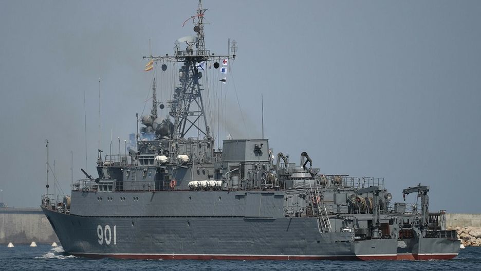 Kolejne rosyjskie okręty desantowe wpłynęły na Morze Czarne. Zdjęcie ilustracyjne