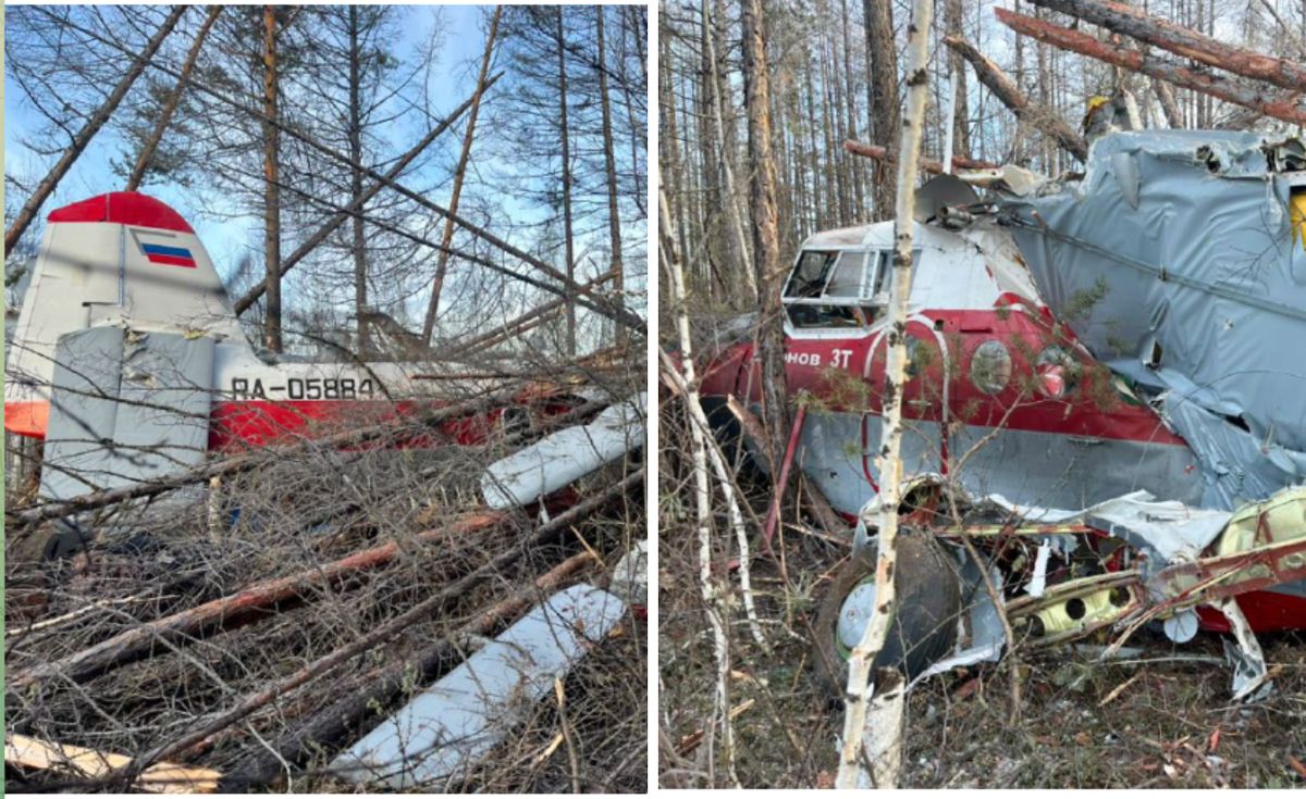 katastrofa lotnicza w rosji, samolot, śmierć, prokuratura, rosja, syberia Katastrofa lotnicza na Syberii. Jedna osoba nie żyje, jest śledztwo