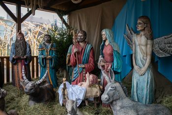 Bydgoszcz: Szopka bożonarodzeniowa na Starym Rynku