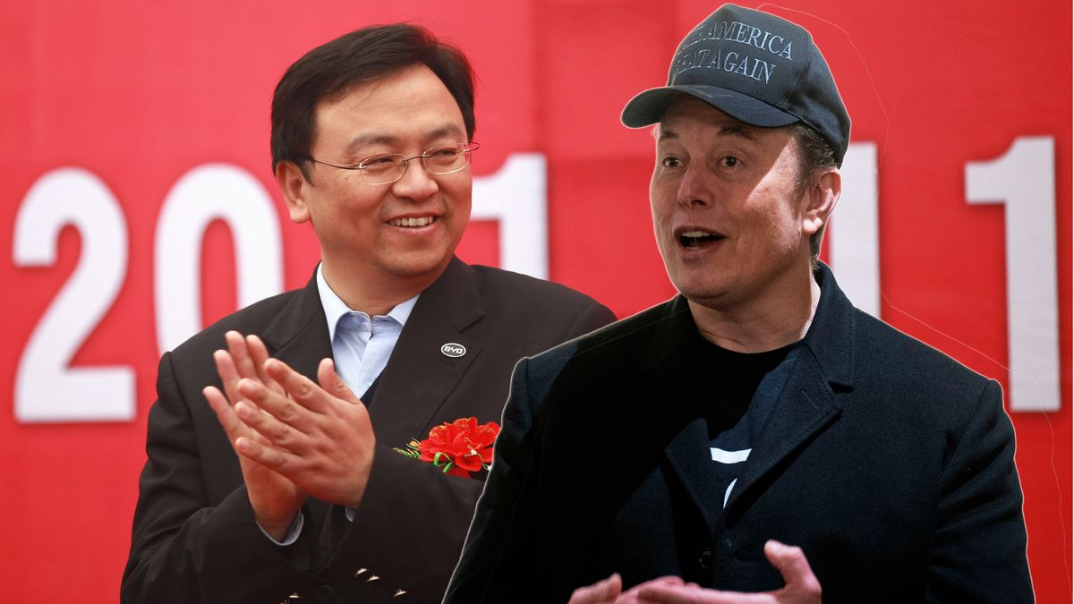 Wang Chuanfu i Elon Musk