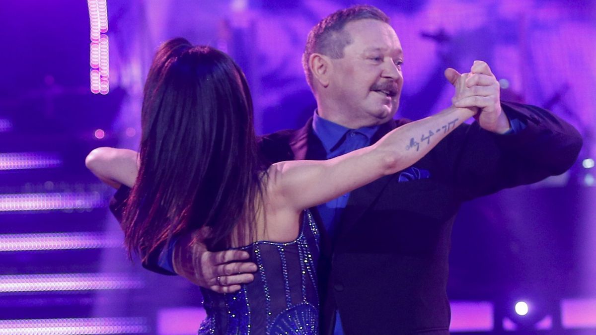 Wiesław Nowobilski w trakcie tańca