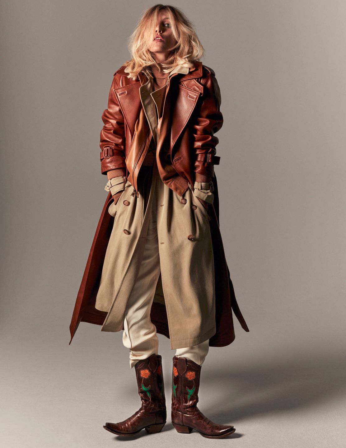Anja Rubik w "Vogue Paris"